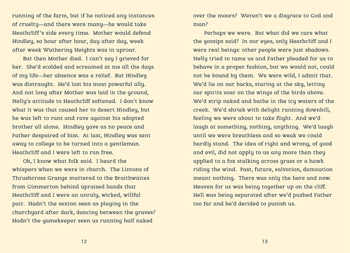 Wuthering Heights by Emily Brontë | Retelling by Tanya Landman | YA Paperback | Dyslexia Friendly Classic