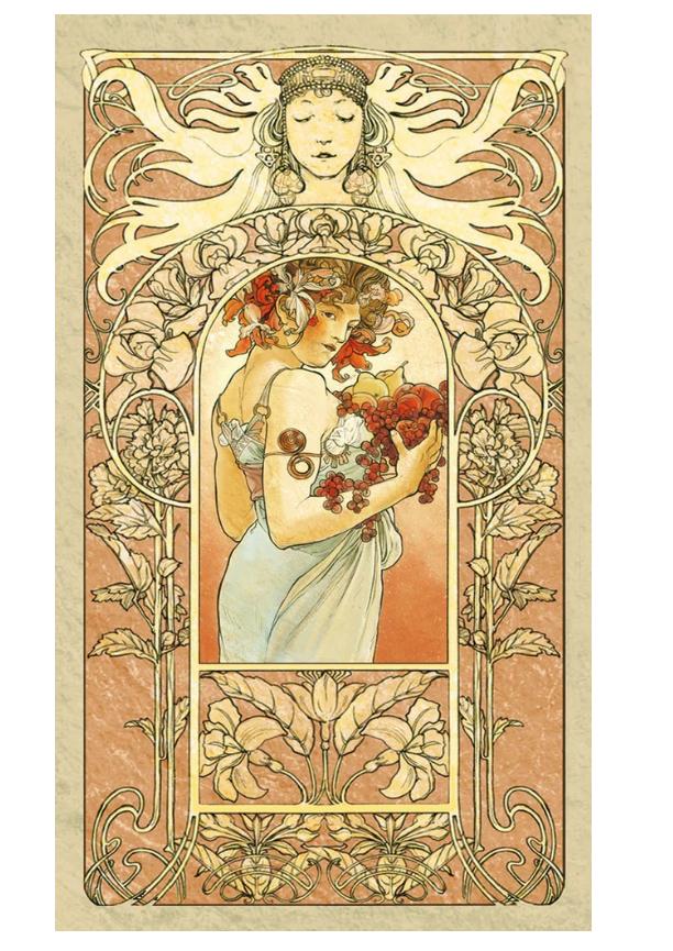 Mucha Tarot Deck – Art Nouveau Tarot Cards Inspired by Alphonse Mucha | Elegant Divination Deck