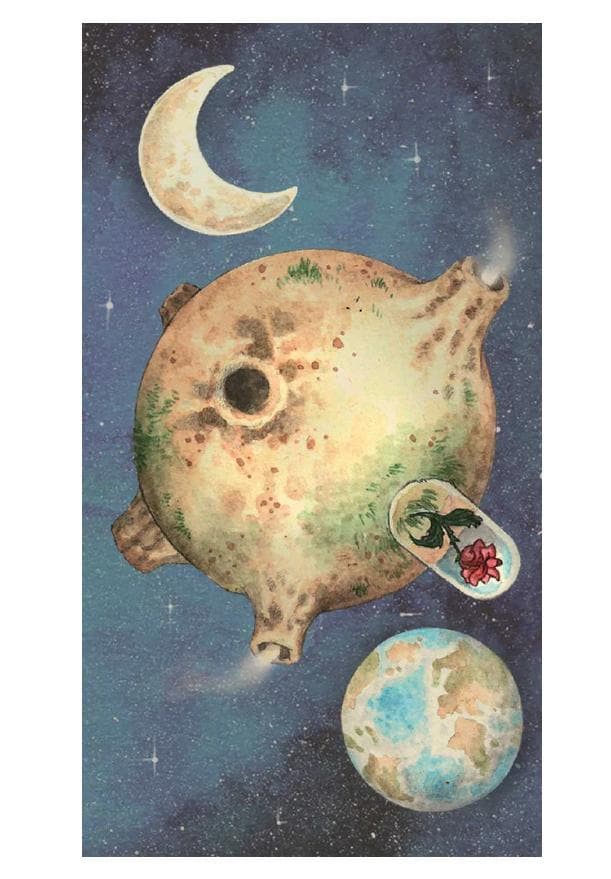 Tarot of the Little Prince – Whimsical Tarot Deck Inspired by Saint-Exupéry | 78 Cards