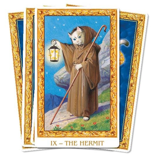 Tarot of White Cats Series – Classic and Mini Tarot Deck Rider-Waite | Lo Scarabeo