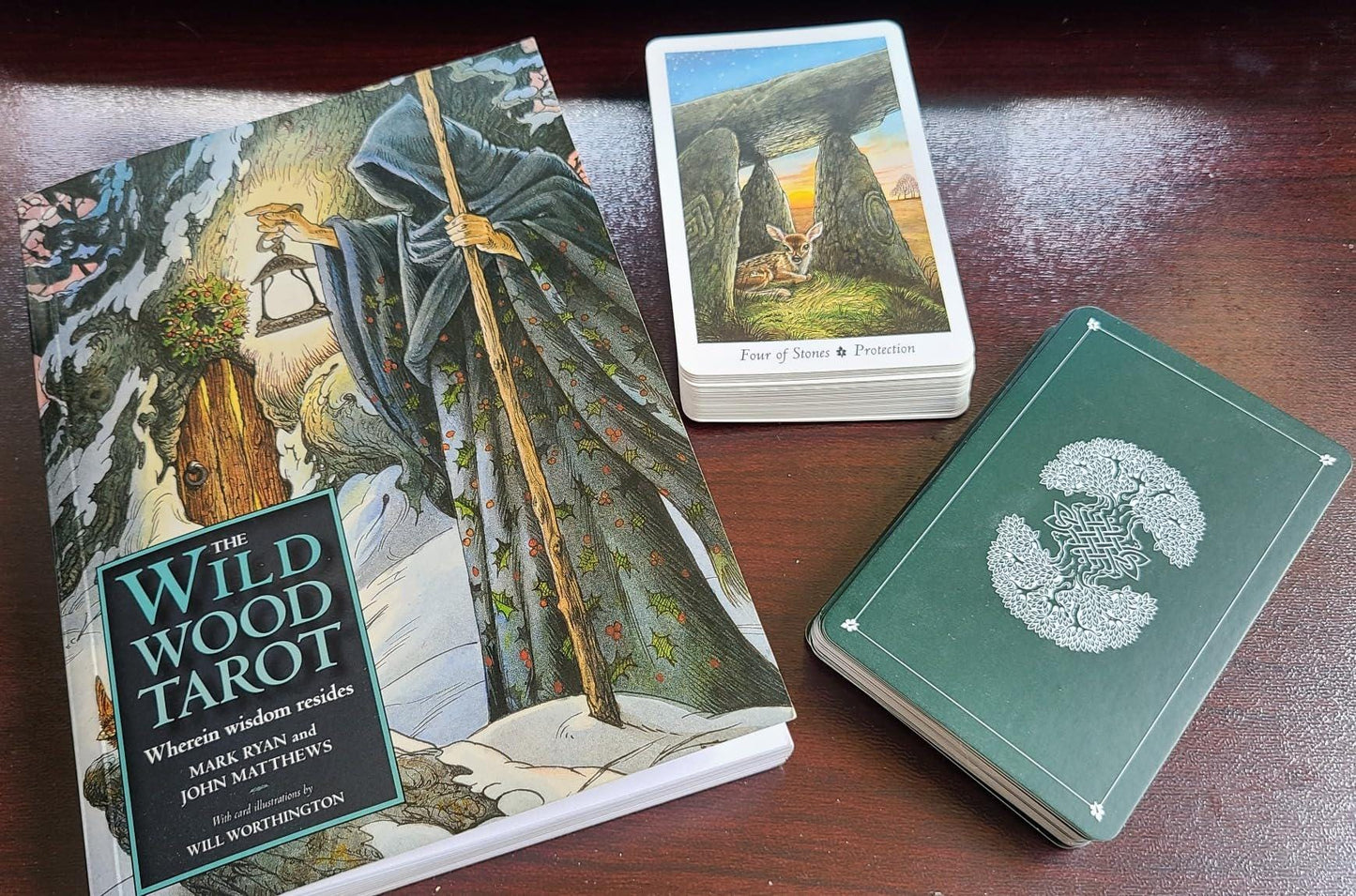 Wildwood Tarot Deck with Guidebook – Pagan Forest Tarot, Nature-Based Divination & Celtic Wisdom