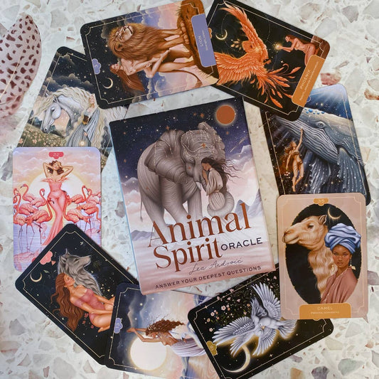 Animal Spirit Oracle by Lea Androic – Intuition, Shadow Work & Spirit Animal Guidance Deck