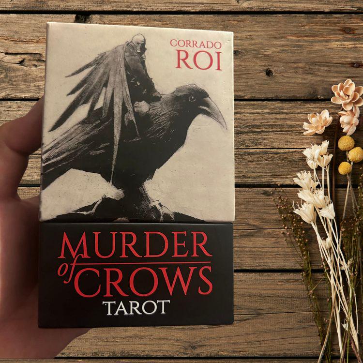 Murder of Crows Tarot – Gothic Black & White Shadow Deck (Classic & Mini Editions)