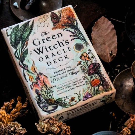 The Green Witch’s Oracle Deck – With Physical Guidebook – Earth-Based Wisdom & Natural Magic