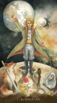 Tarot of the Little Prince – Whimsical Tarot Deck Inspired by Saint-Exupéry | 78 Cards