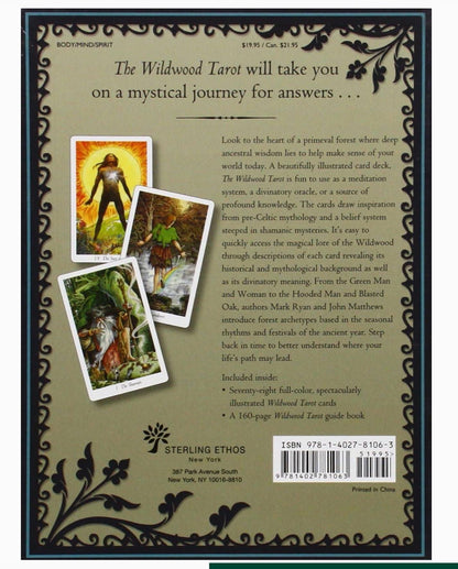 Wildwood Tarot Deck with Guidebook – Pagan Forest Tarot, Nature-Based Divination & Celtic Wisdom