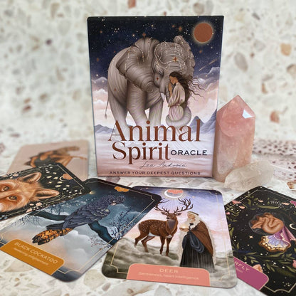 Animal Spirit Oracle by Lea Androic – Intuition, Shadow Work & Spirit Animal Guidance Deck