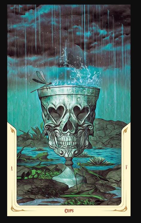 Santa Muerte Tarot Deck and Mini Edition – Day of the Dead Symbolism, Gothic Mexican Art