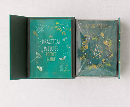 The Practical Witch’s Spell Deck | Updated Edition | 100 Spells + Physical Guidebook | Green Witch Oracle Cards