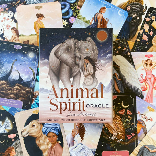 Animal Spirit Oracle by Lea Androic – Intuition, Shadow Work & Spirit Animal Guidance Deck