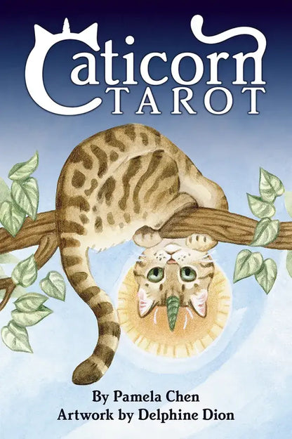 Caticorn Tarot Deck – Whimsical Cat Unicorn Tarot Cards with Guidebook | Magical Divination Deck