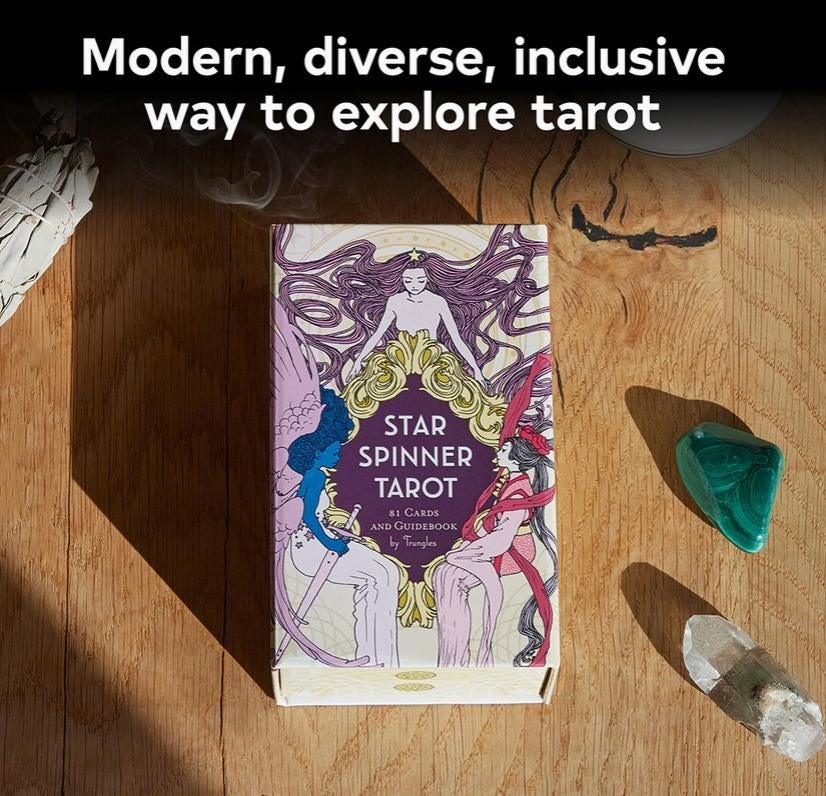 Star Spinner Tarot – Inclusive Tarot Deck | 81 Cards & Guidebook | Modern Mythic Divination