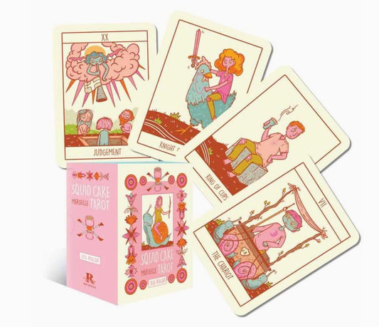 Squid Cake Marseille Tarot Deck | Whimsical & Colorful Tarot Cards