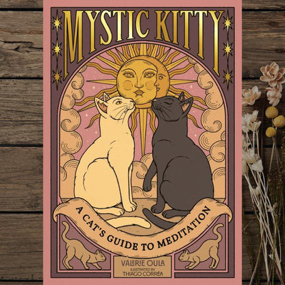 Mystic Kitty | Cat-Inspired Meditation Book for Mindfulness and Relaxation