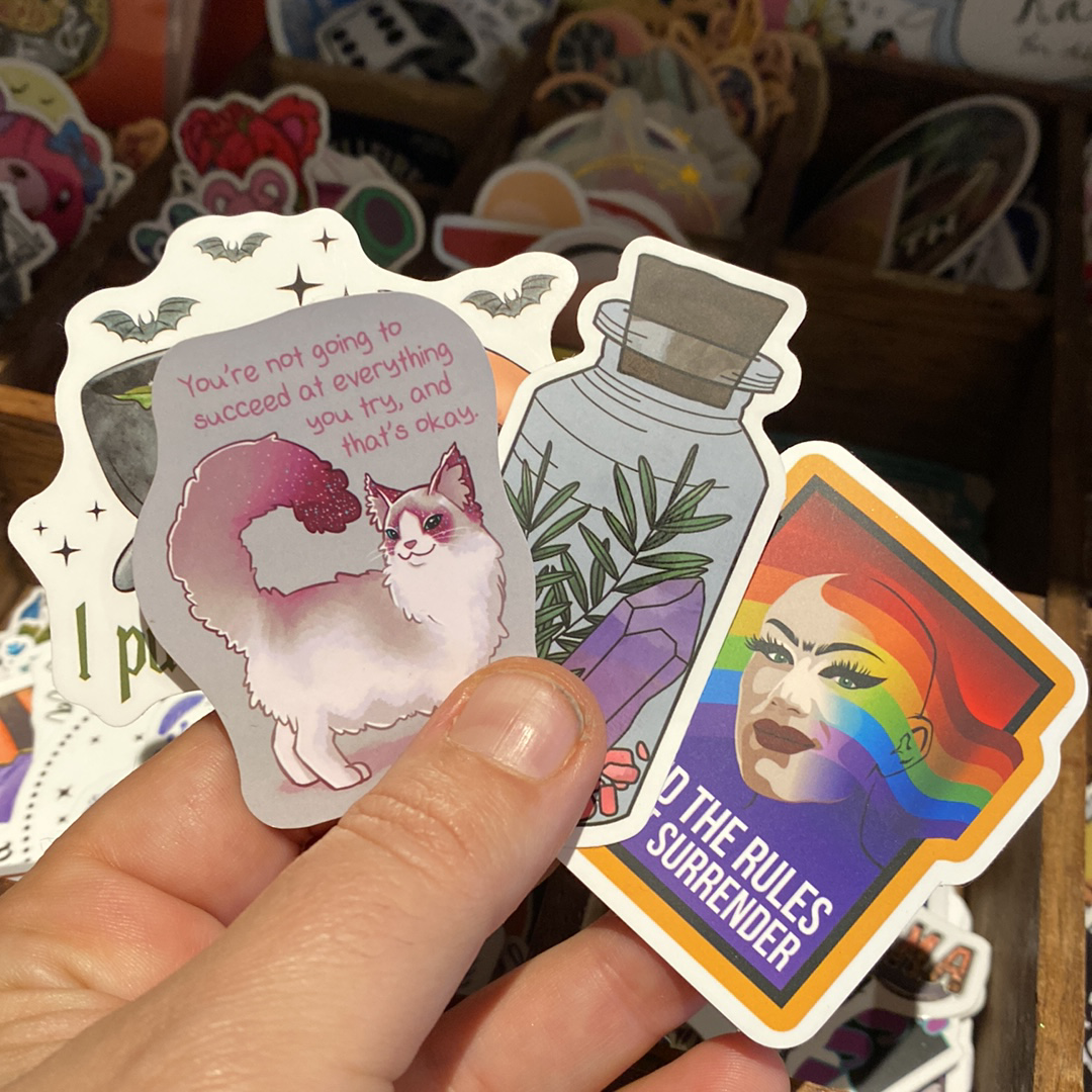 Mix & Match Stickers | Vinyl Witchy, Zodiac & Aesthetic Stickers (Buy 5 Get 1 Free)