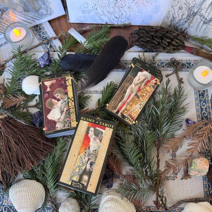 Golden Tarot of Klimt – 78-Card Deck by Lo Scarabeo (Llewellyn, 2005)