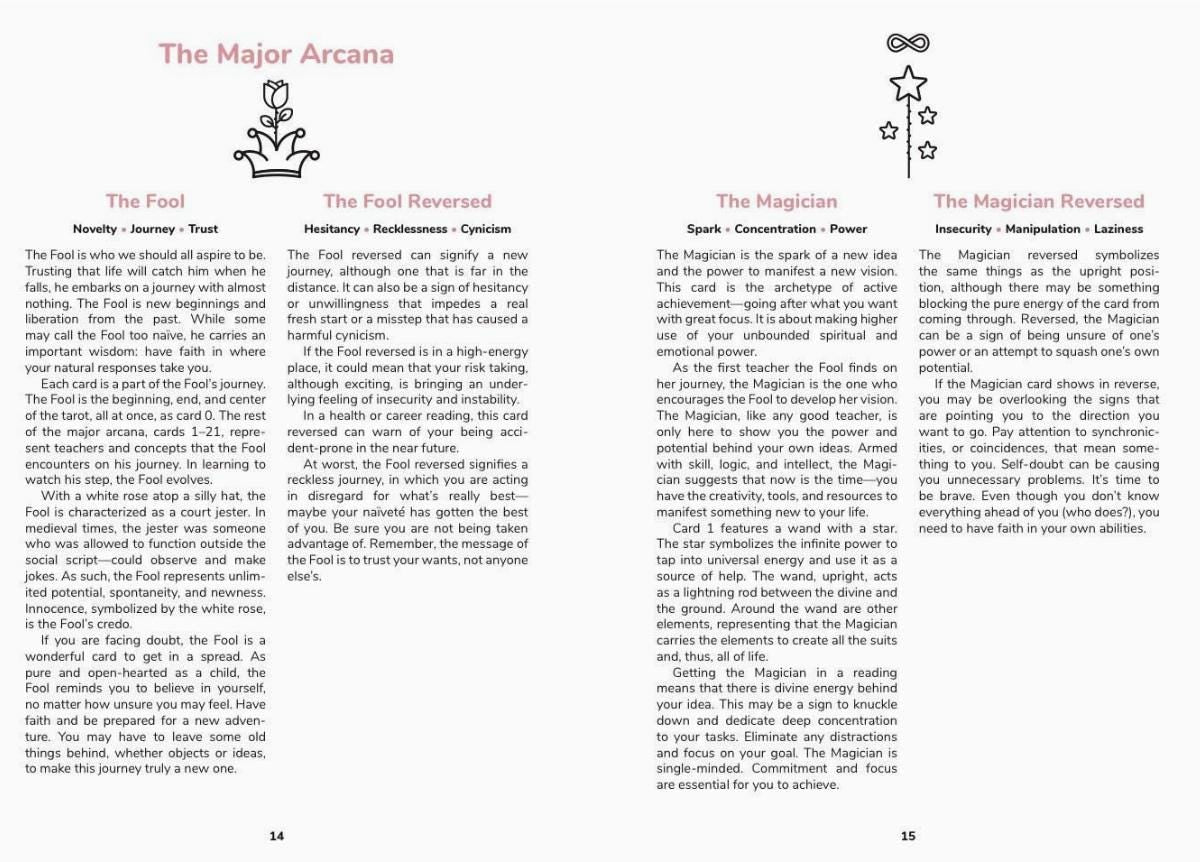 Kawaii Tarot Deck | 78 Illustrated Cards + Guidebook | Pastel Tarot for Beginners | Gift Ready