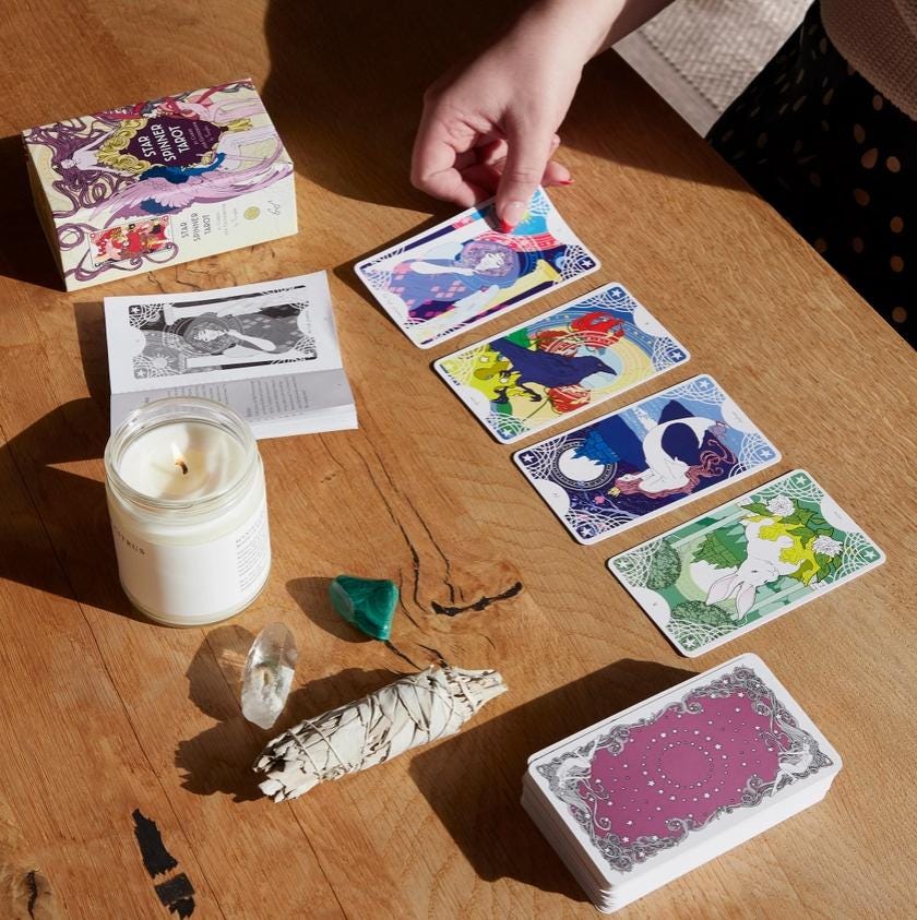 Star Spinner Tarot – Inclusive Tarot Deck | 81 Cards & Guidebook | Modern Mythic Divination