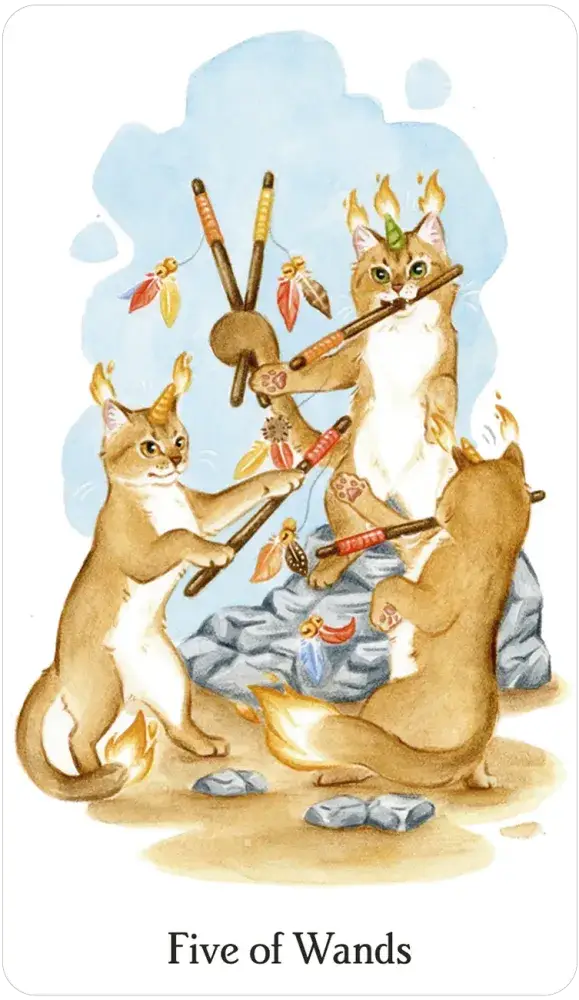 Caticorn Tarot Deck – Whimsical Cat Unicorn Tarot Cards with Guidebook | Magical Divination Deck