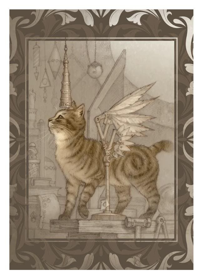 Barbieri Fantasy Cats Oracle – 23-Card Oracle Deck + Guidebook | Paolo Barbieri | Lo Scarabeo