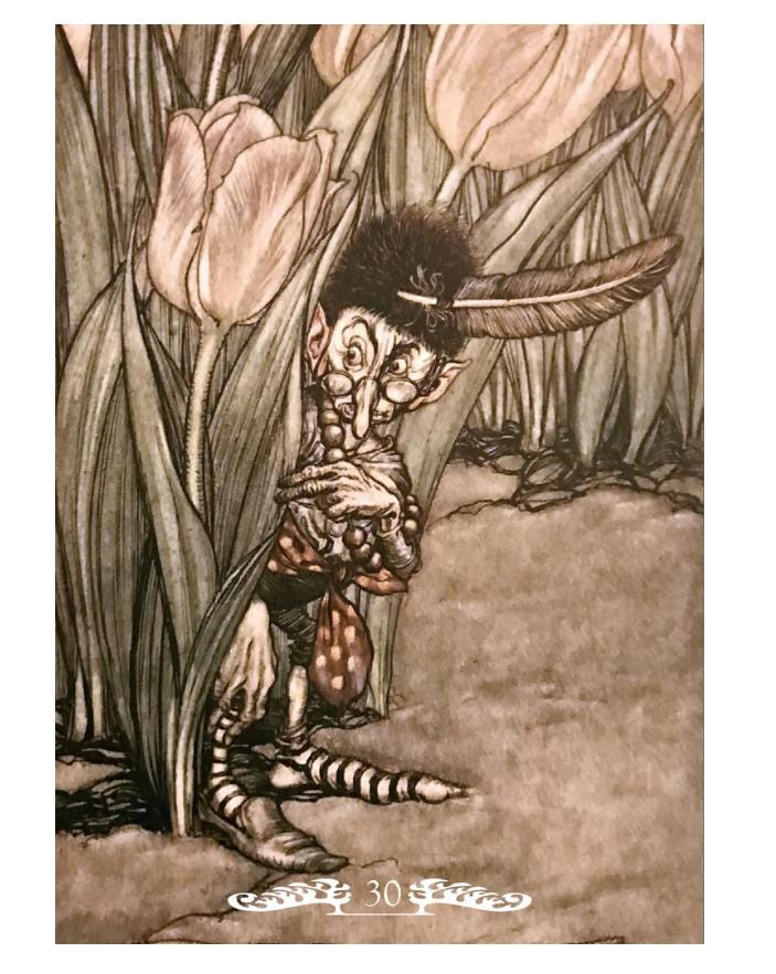 Fairy Oracle Deck by Arthur Rackham – Mystical Guidance Oracle Cards