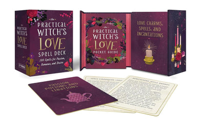 Practical Witch’s Love Spell Deck – 100 Rituals for Passion, Romance & Desire