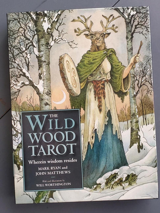 Wildwood Tarot Deck with Guidebook – Pagan Forest Tarot, Nature-Based Divination & Celtic Wisdom