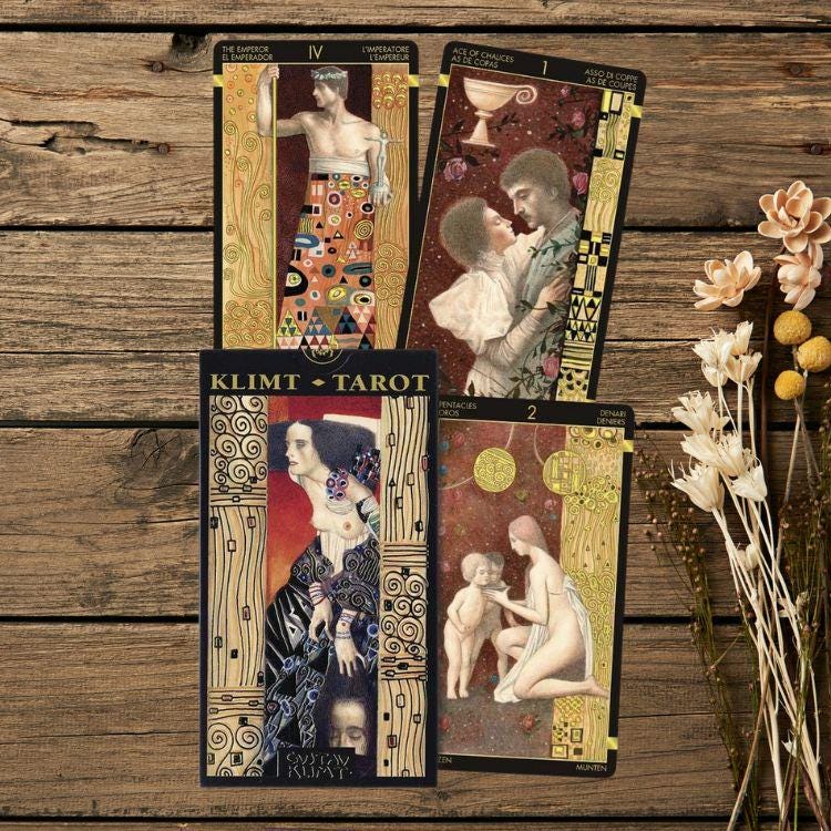 Golden Tarot of Klimt – 78-Card Deck by Lo Scarabeo (Llewellyn, 2005)