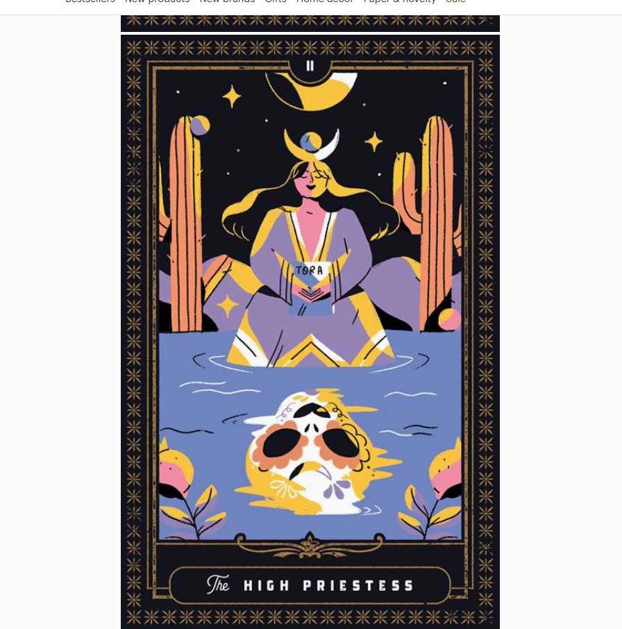 Sugar Skull Tarot Deck & Guidebook | Dia de Muertos Inspired Tarot | Intuitive Divination Cards