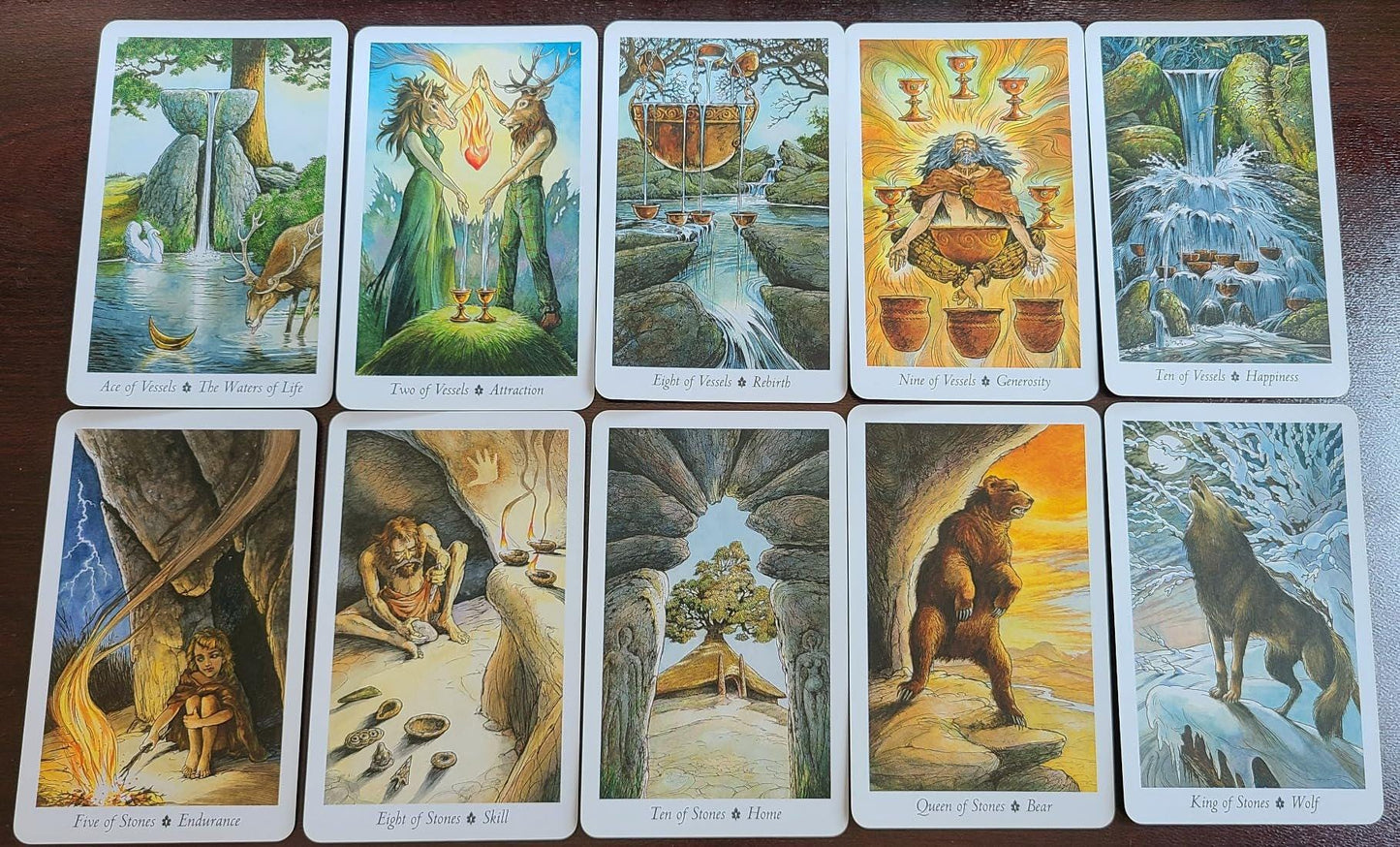 Wildwood Tarot Deck with Guidebook – Pagan Forest Tarot, Nature-Based Divination & Celtic Wisdom
