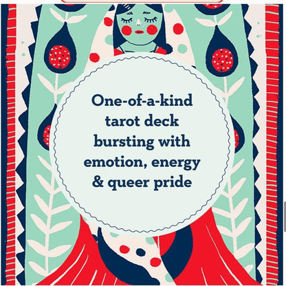 Rainbow Tarot Deck – 78 Colorful Tarot Cards with Holographic Edges & Guidebook | Modern Divination