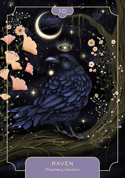 Animal Spirit Oracle by Lea Androic – Intuition, Shadow Work & Spirit Animal Guidance Deck