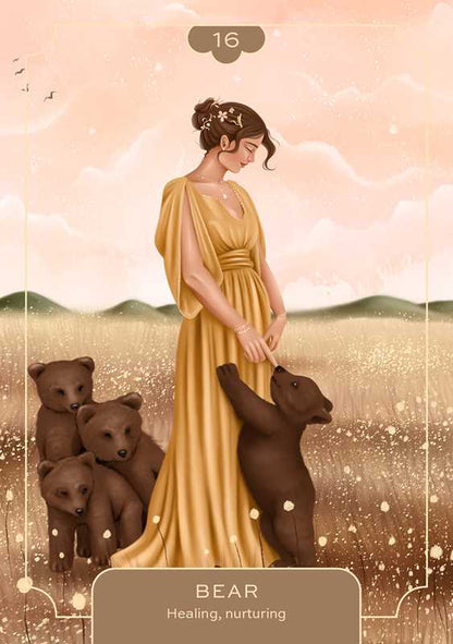 Animal Spirit Oracle by Lea Androic – Intuition, Shadow Work & Spirit Animal Guidance Deck