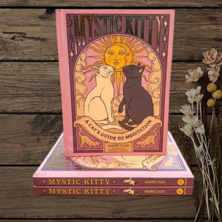 Mystic Kitty | Cat-Inspired Meditation Book for Mindfulness and Relaxation