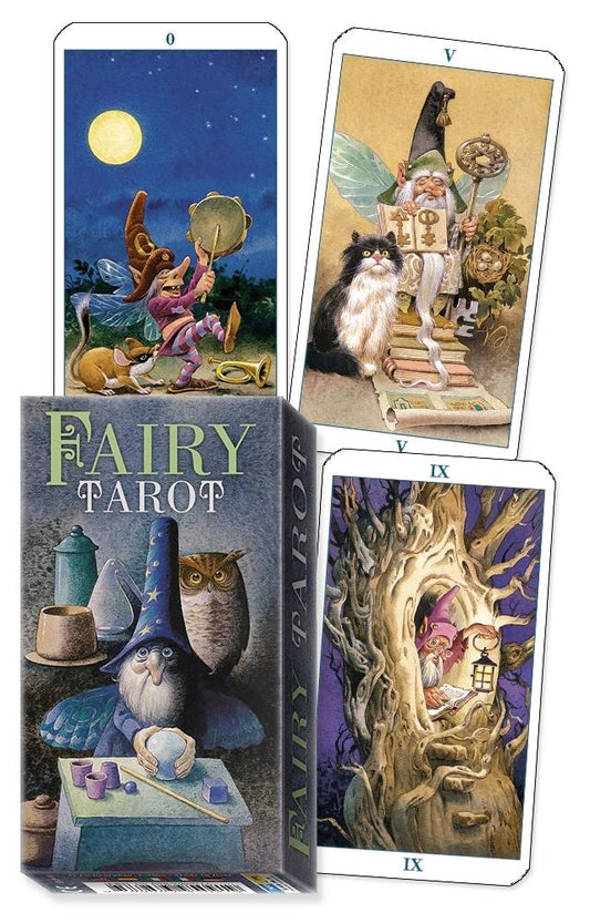 Fairy Tarot – 78-Card Rider-Waite Style Deck | Whimsical Faeries & Elementals | Lo Scarabeo