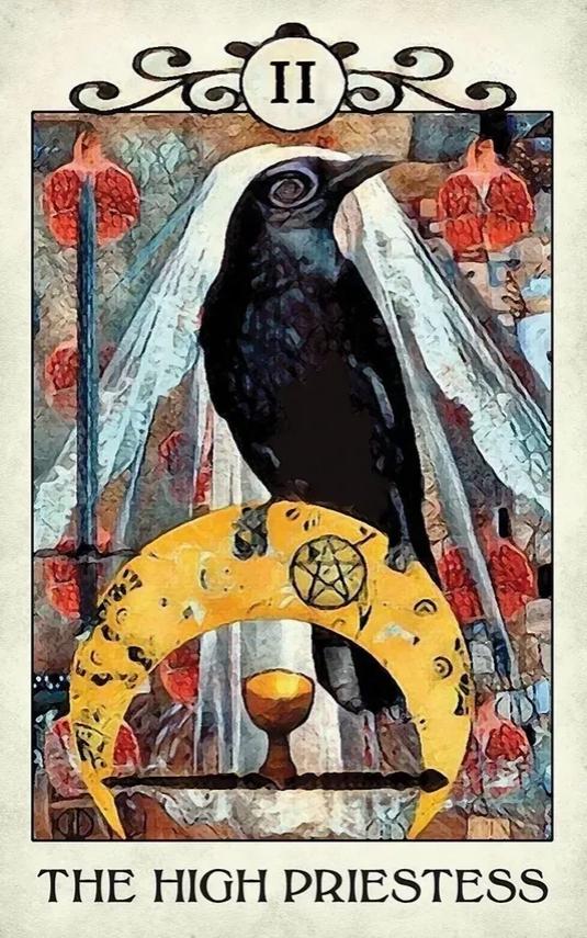 Crow Tarot – Original 78-Card Deck with Guidebook – Raven & Crow Symbolism, Rider-Waite Inspired