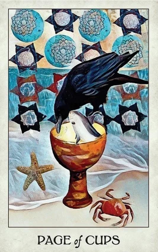 Crow Tarot – Original 78-Card Deck with Guidebook – Raven & Crow Symbolism, Rider-Waite Inspired