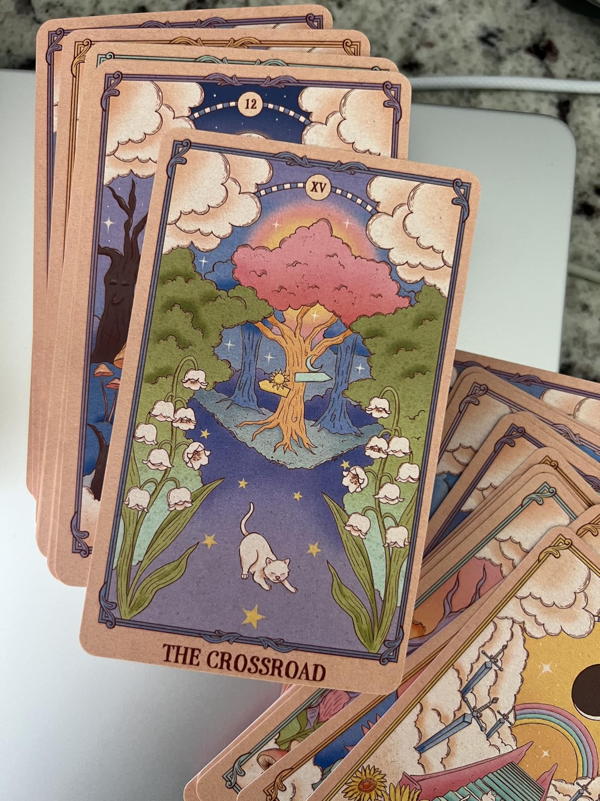 Alchemy of the Spirit Oracle Deck – Symbolic Guidance for Self-Discovery with Illustrated Guidebook