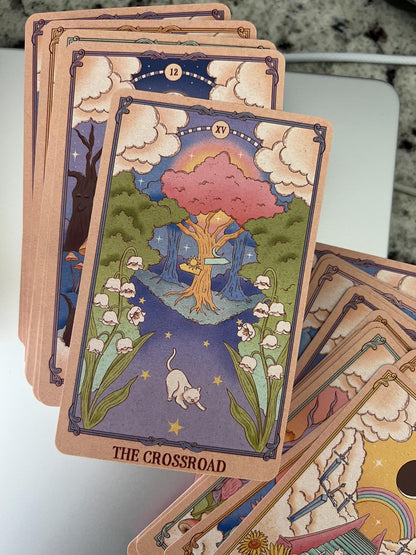 Alchemy of the Spirit Oracle Deck – Symbolic Guidance for Self-Discovery with Illustrated Guidebook