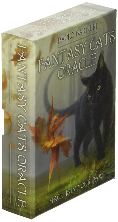 Barbieri Fantasy Cats Oracle – 23-Card Oracle Deck + Guidebook | Paolo Barbieri | Lo Scarabeo