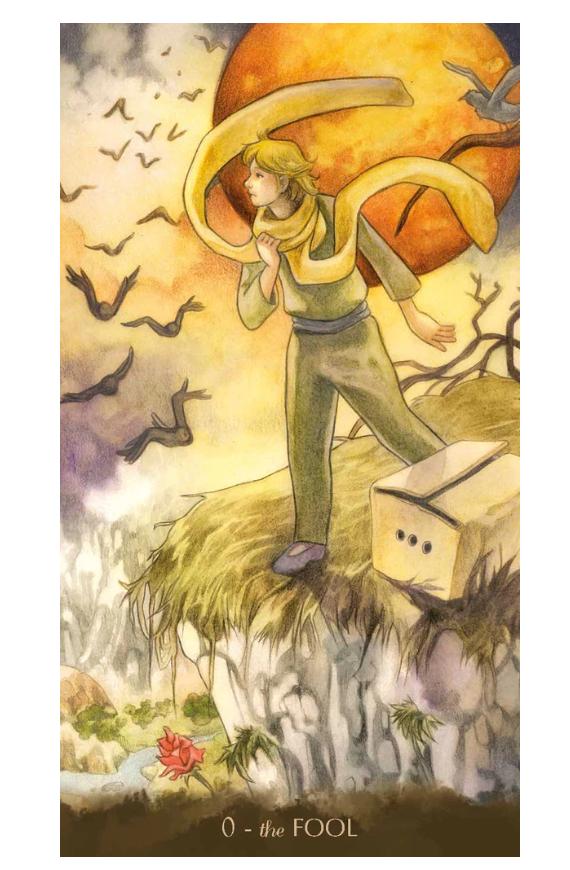 Tarot of the Little Prince – Whimsical Tarot Deck Inspired by Saint-Exupéry | 78 Cards