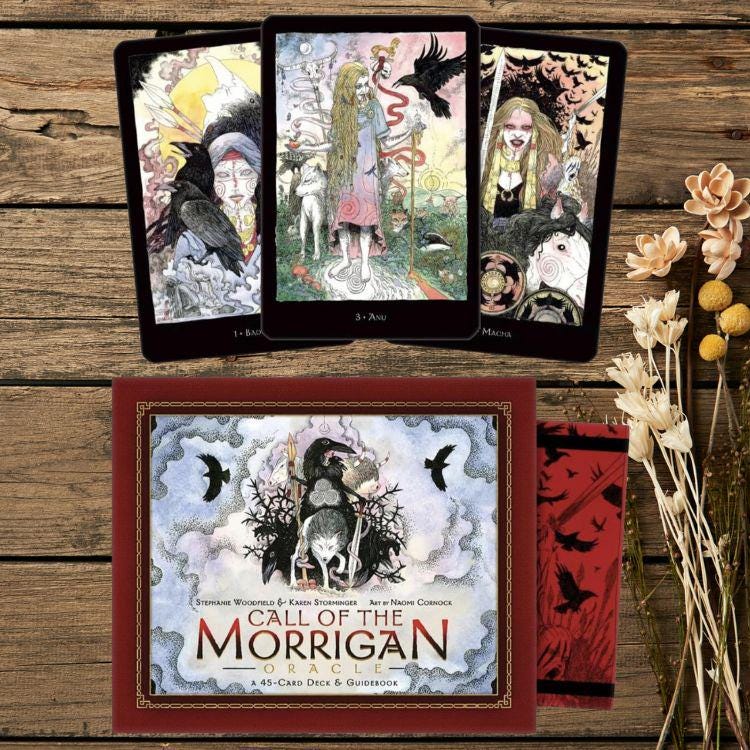 Call of the Morrigan Oracle – 45-Card Deck & Guidebook | Stephanie Woodfield | Llewellyn (2024)