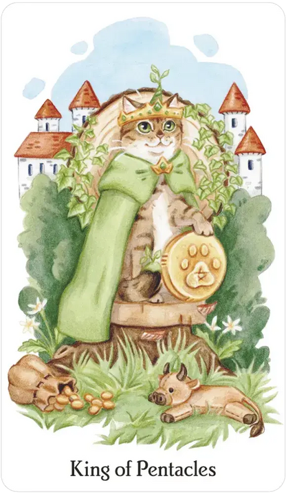 Caticorn Tarot Deck – Whimsical Cat Unicorn Tarot Cards with Guidebook | Magical Divination Deck