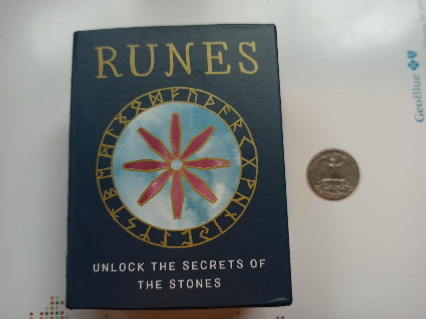 Runes Stone Divination Set with Guidebook – Glass Rune Stones for Norse Magic, Meditation & Spiritual Readings