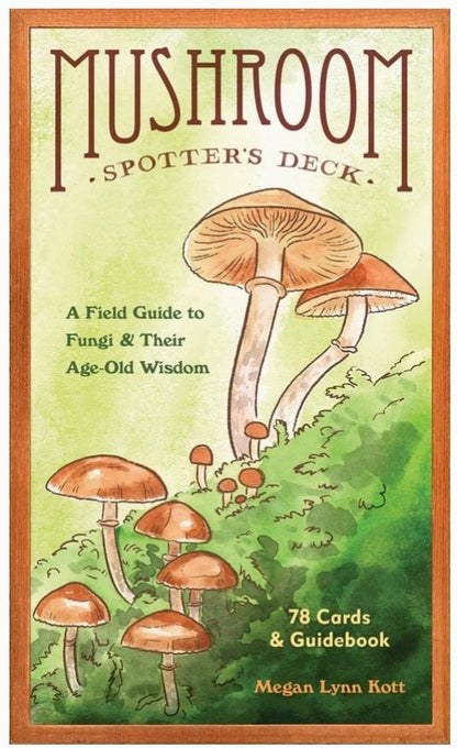 Mushroom Spotter’s Deck – Oracle Cards | Fungi Field Guide | Nature Wisdom Cards | Illustrated Deck