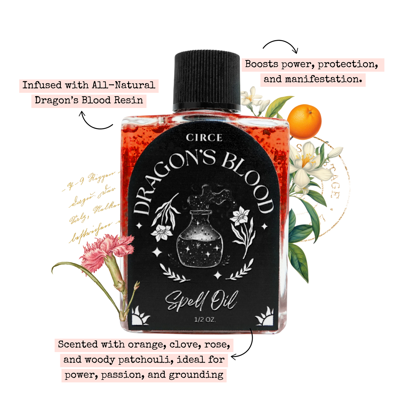 Dragon's Blood | Spell Oil 1/2 oz