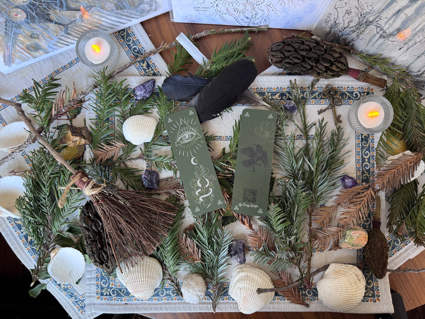 Aphrodite Bookmark by Chriss Winter | Goddess Art Spiritual Bookmark