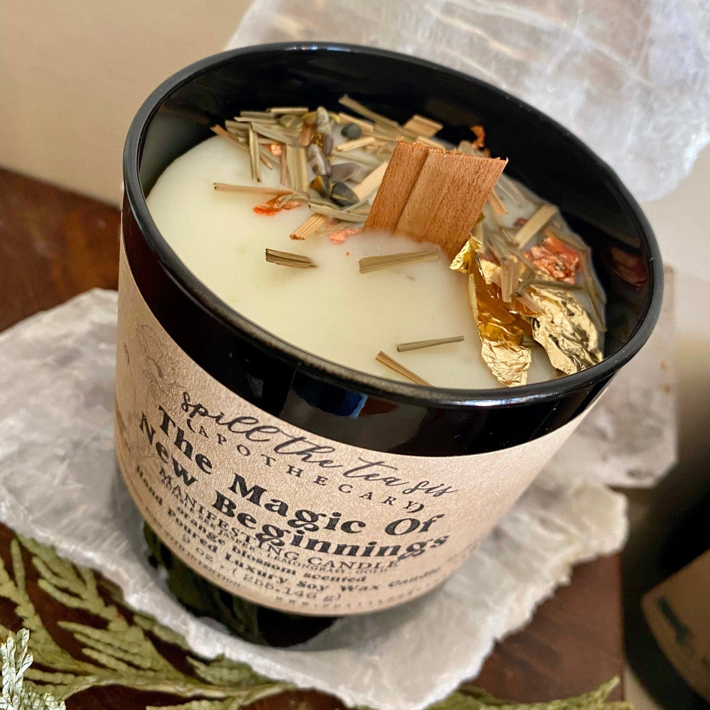 Magic of New Beginnings Intention Candle | Road Opener & Manifestation Soy Wax Candle