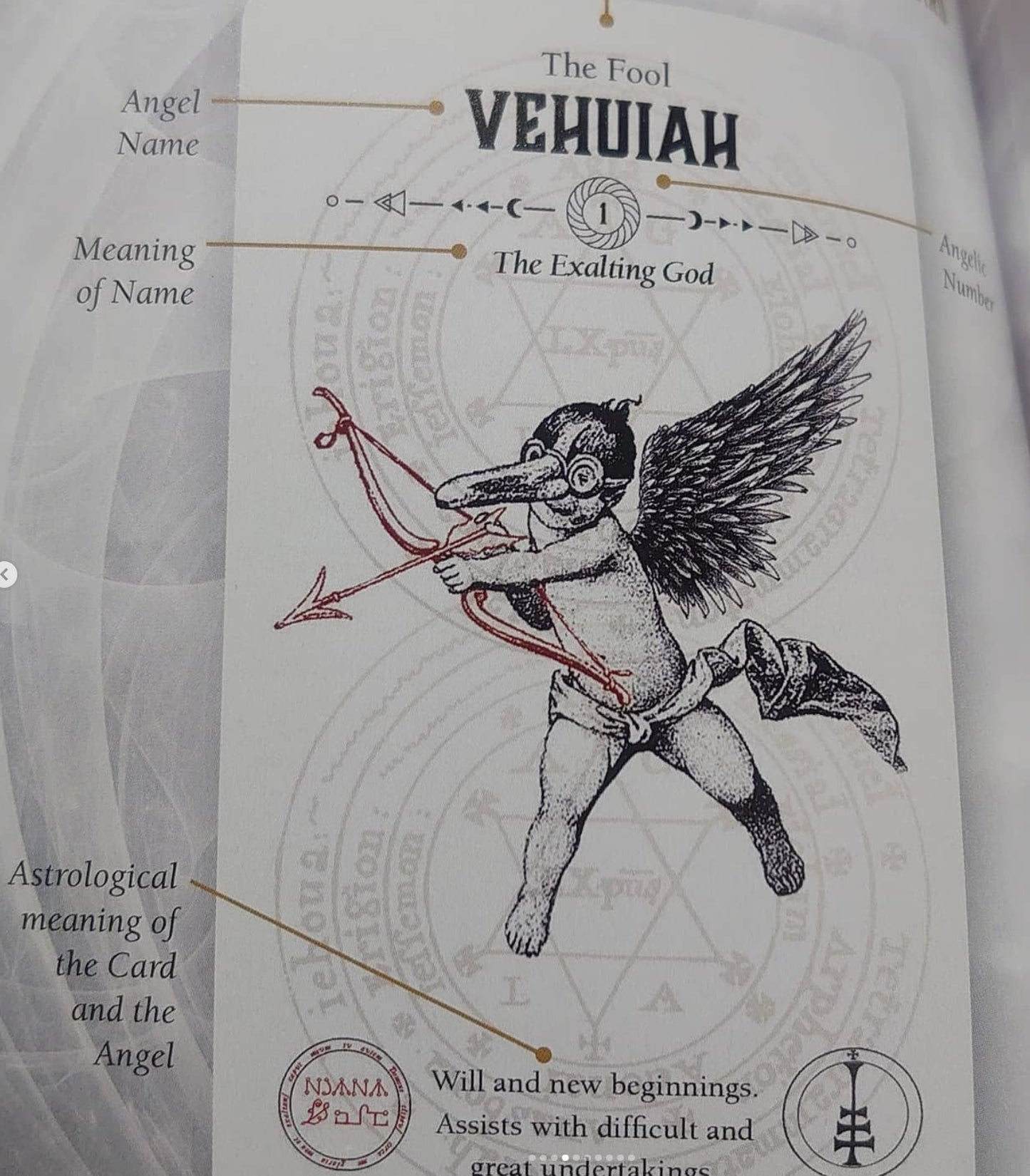 Angel Tarot by Travis McHenry – 72 Angels of the Kabbalah Tarot Deck