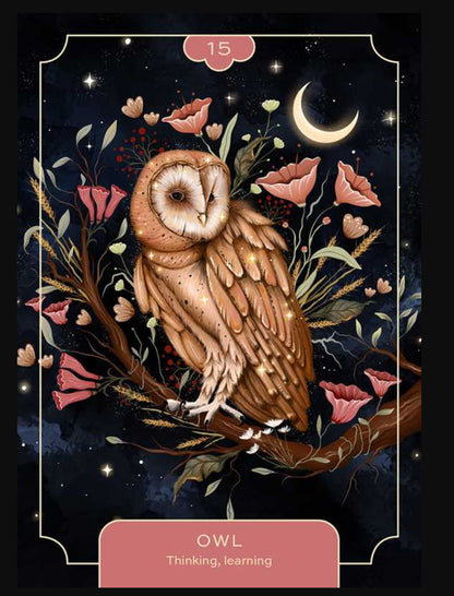 Animal Spirit Oracle by Lea Androic – Intuition, Shadow Work & Spirit Animal Guidance Deck